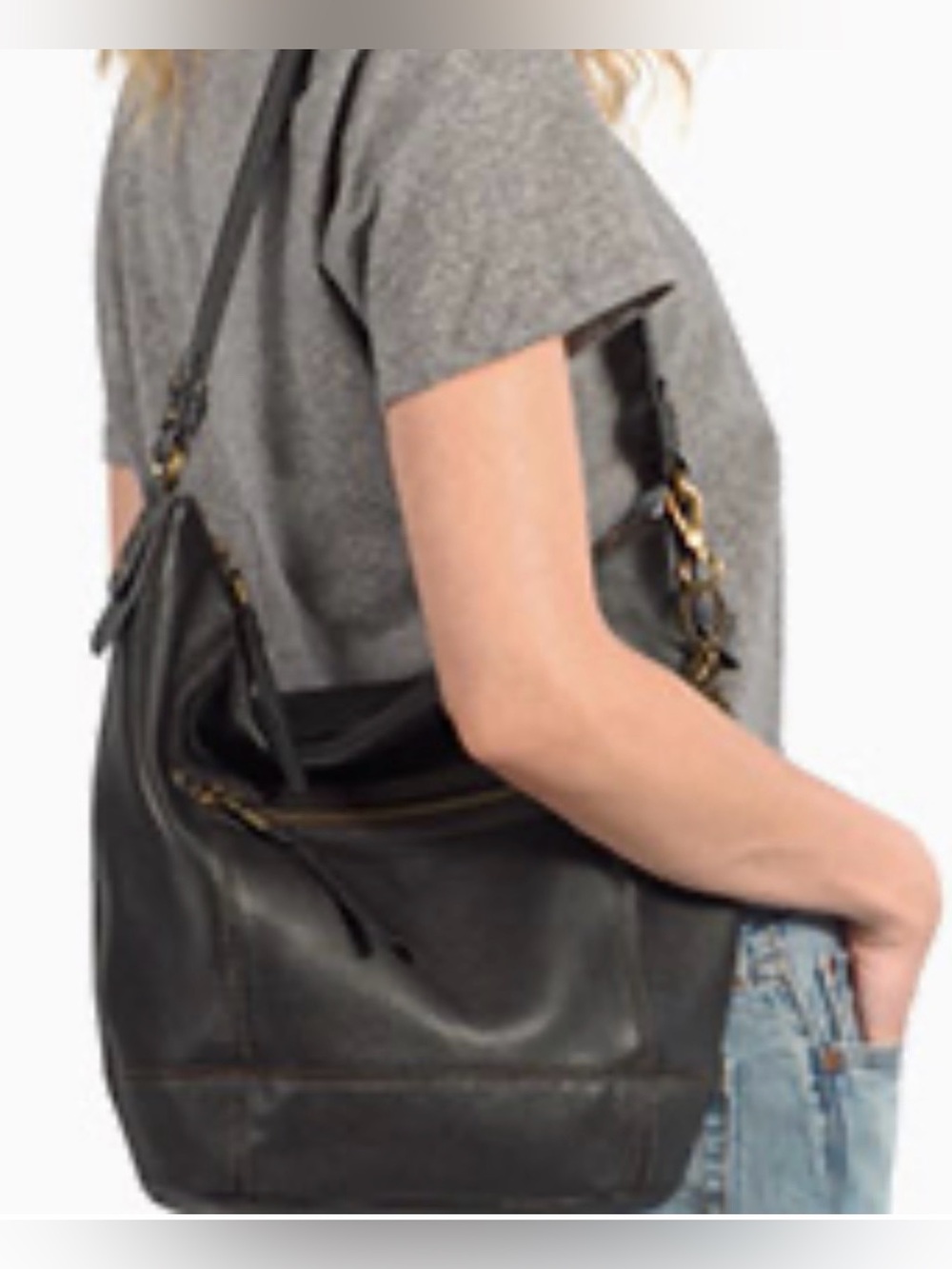 The Sak Sequoia Leather Hobo - Cayenne Mandala Perf - Picture 2 of 16